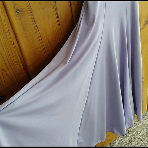 Lavender dance dress with built in leotard - Picture 5 of 8